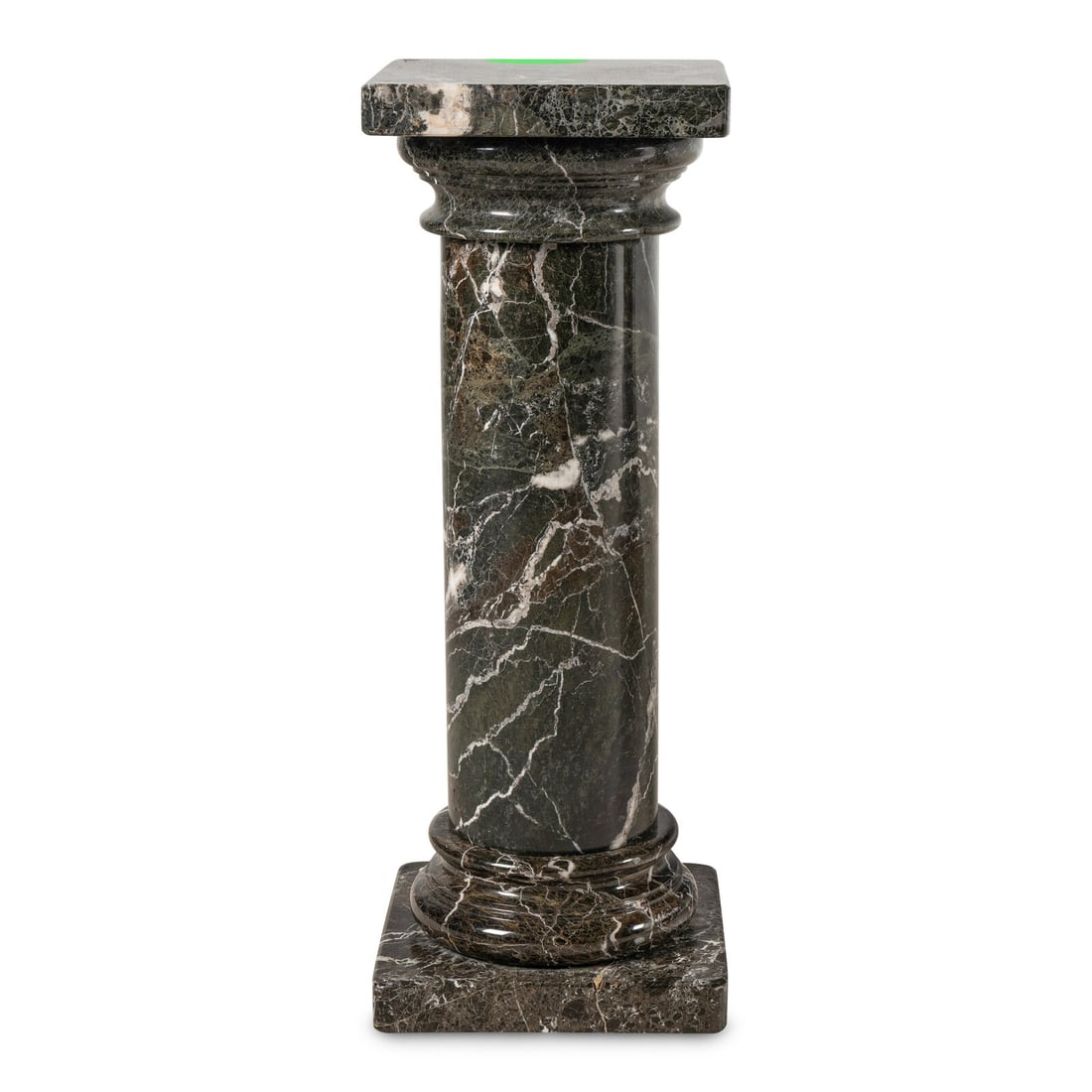 A Verdi Alpi Marble Pedestal (1 of 2)