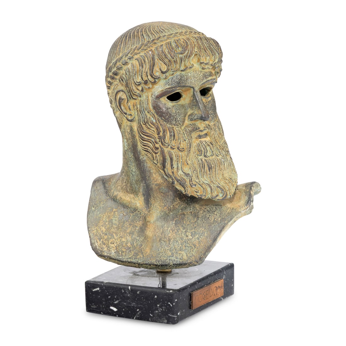 A Composition Bust of Poseidon (1 of 3)