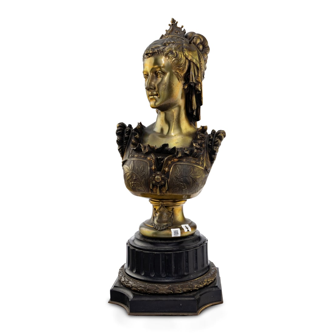 Vincent-DÈsirÈ Faure De BroussÈ (French, 19th Century) Bust of RaphaÎlla (1 of 2)