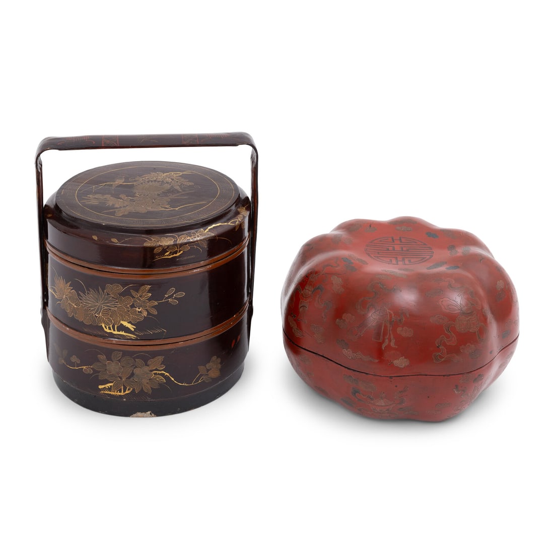Two Burmese Lacquer Boxes (1 of 2)