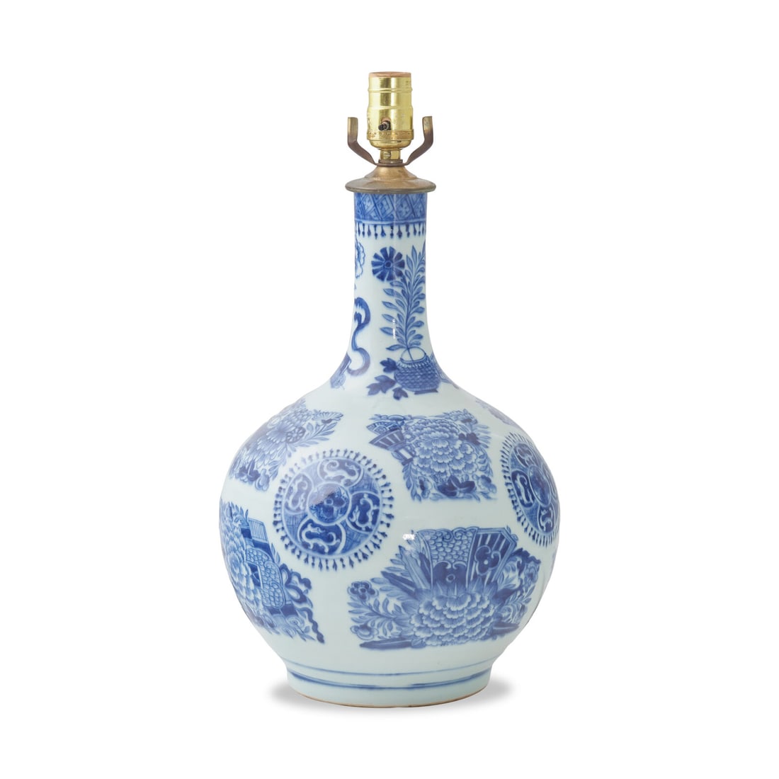 A Chinese Porcelain Vase Mounted as a Lamp (1 of 2)