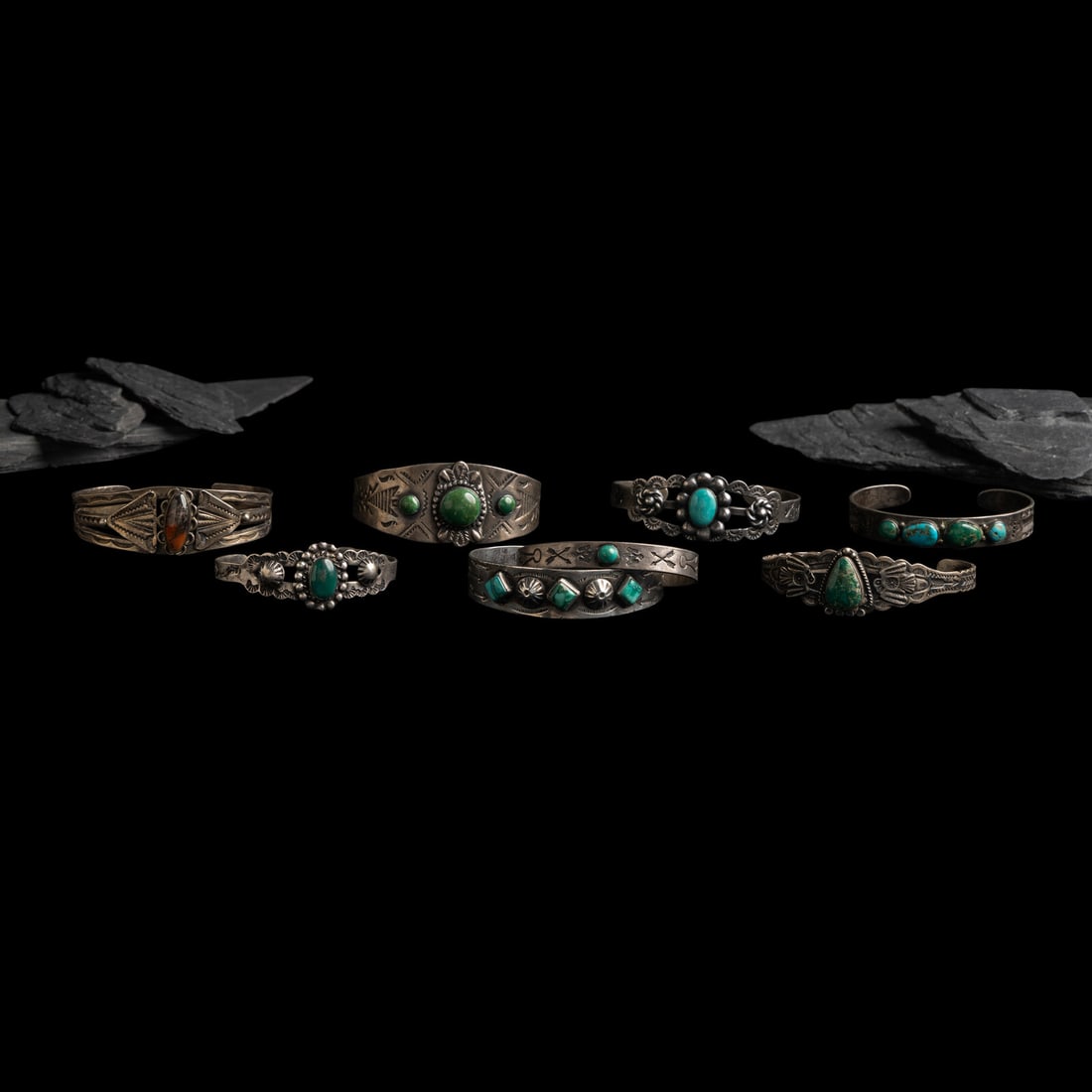 Navajo Curio Cuff Bracelets (1 of 2)