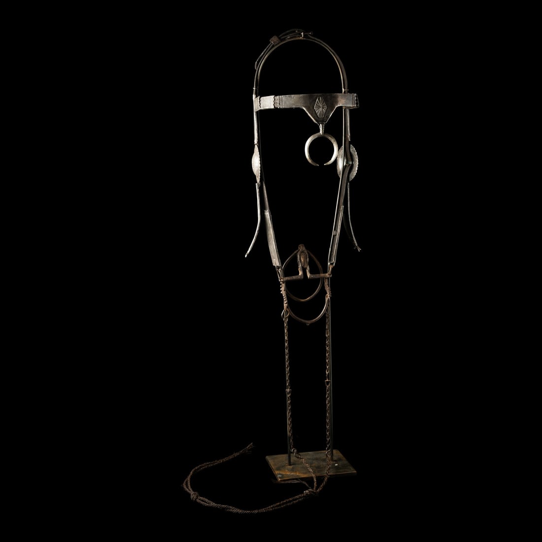 Navajo Silver Bridle, with Ring Bit (1 of 4)