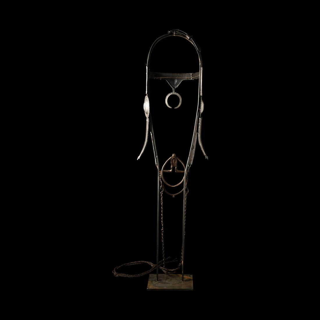 Navajo Silver Bridle, with Ring Bit - 3