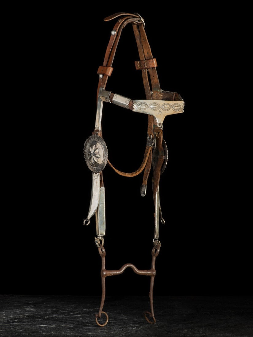 Navajo Bridle, with Shank Bit (1 of 3)