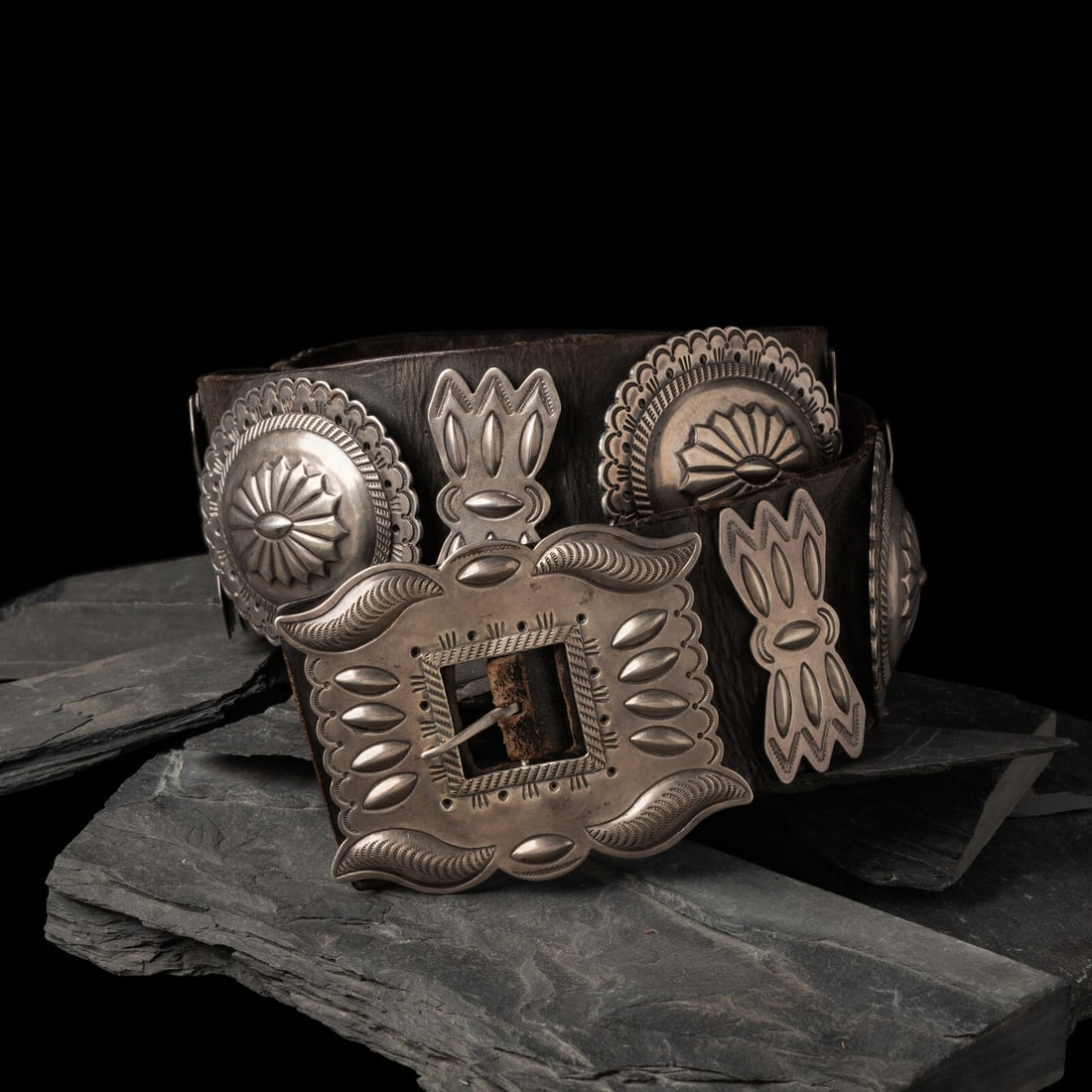 Heavy Navajo Third Phase Concha Belt (1 of 2)