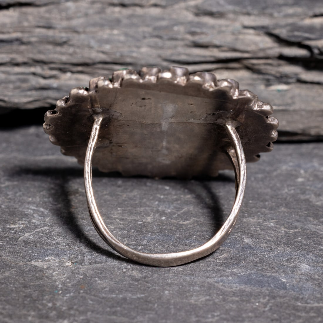 Zuni Mosaic Inlay Ring - 4