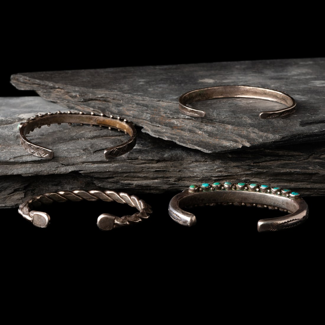 Navajo Slender Cuff Bracelet - 2