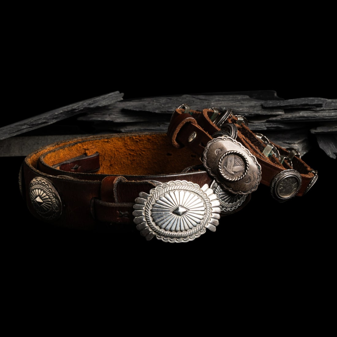 Navajo and Southwestern-style Concha Belts (1 of 3)