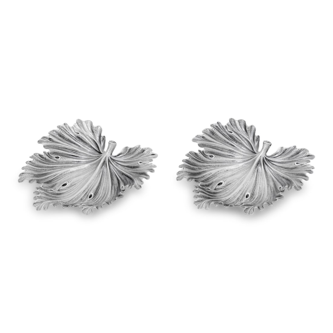 A Pair of Buccellati Acanthus Leaf Form Dishes (1 of 4)