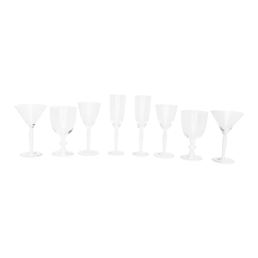 A Lalique Louvre Stemware Service (1 of 3)