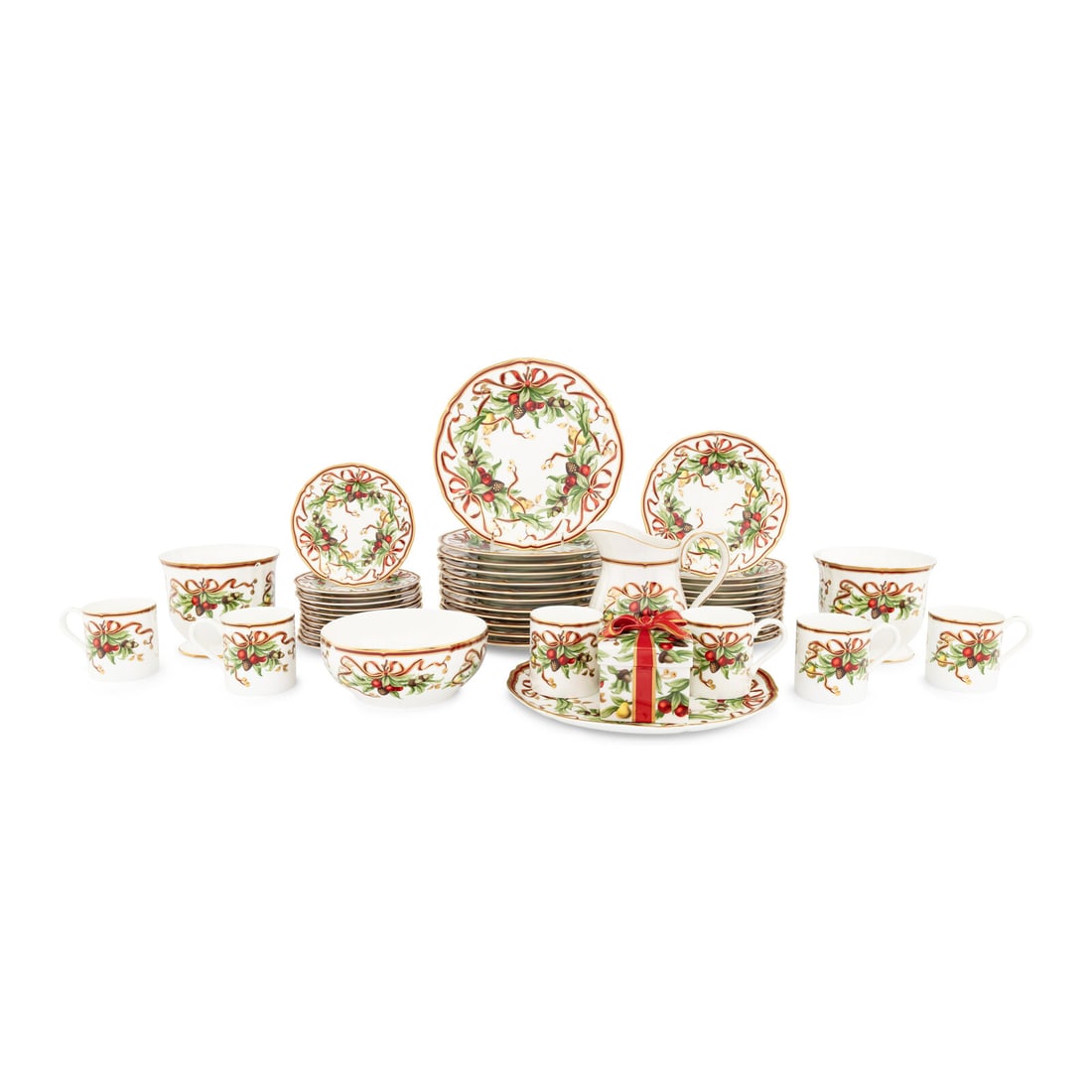 A Tiffany and Co. Tiffany Holiday Porcelain Dinner Service (1 of 6)