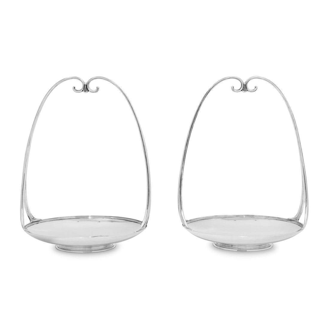 A Pair of Tiffany and Co. Silver Baskets (1 of 5)