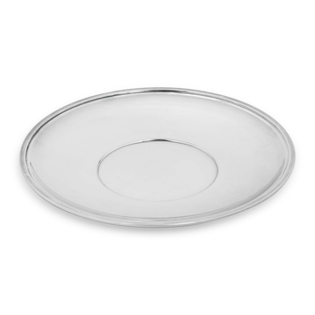 A Tiffany and Co. Silver Circular Dish (1 of 3)