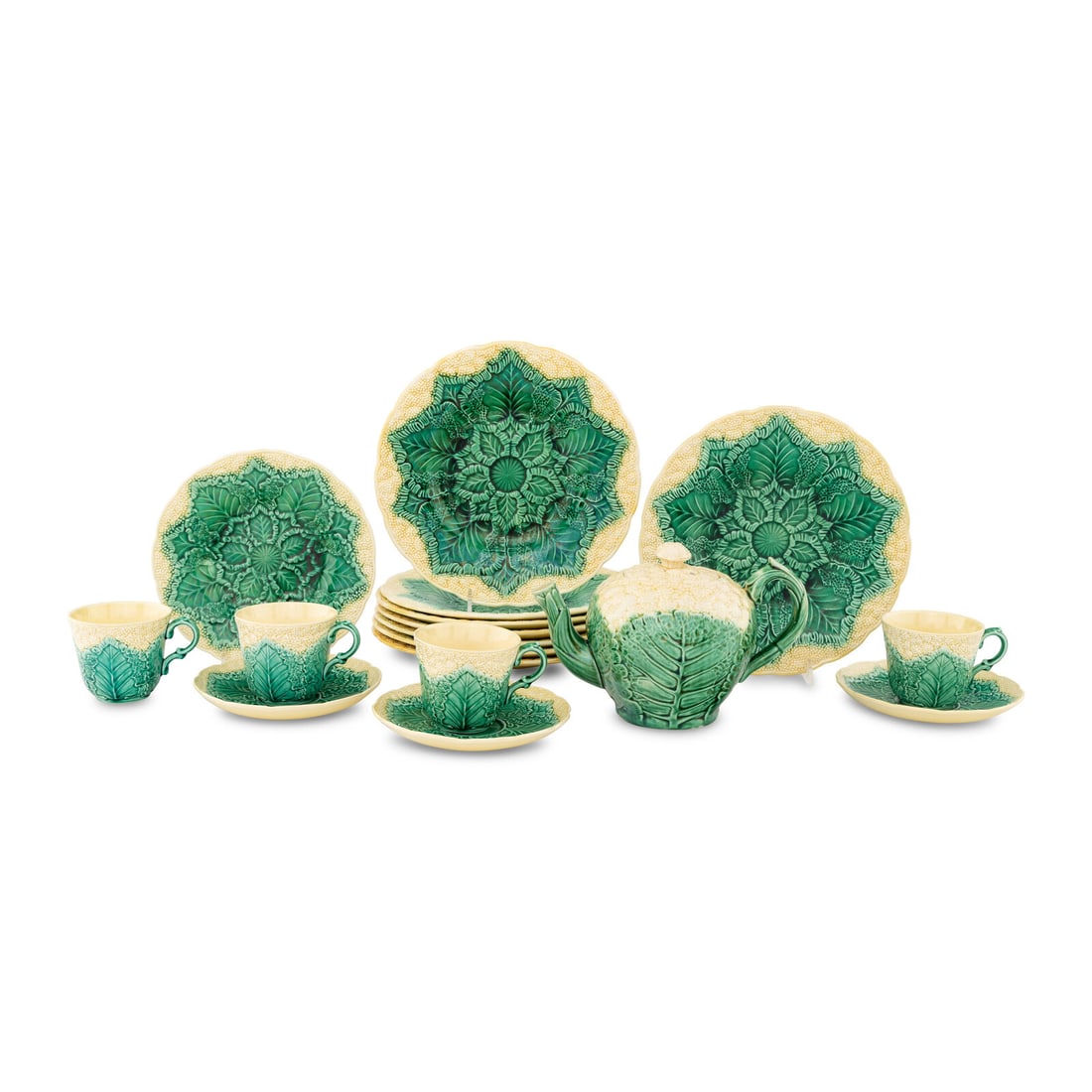 A Wedgwood Cauliflower Dessert and Tea Service (1 of 6)