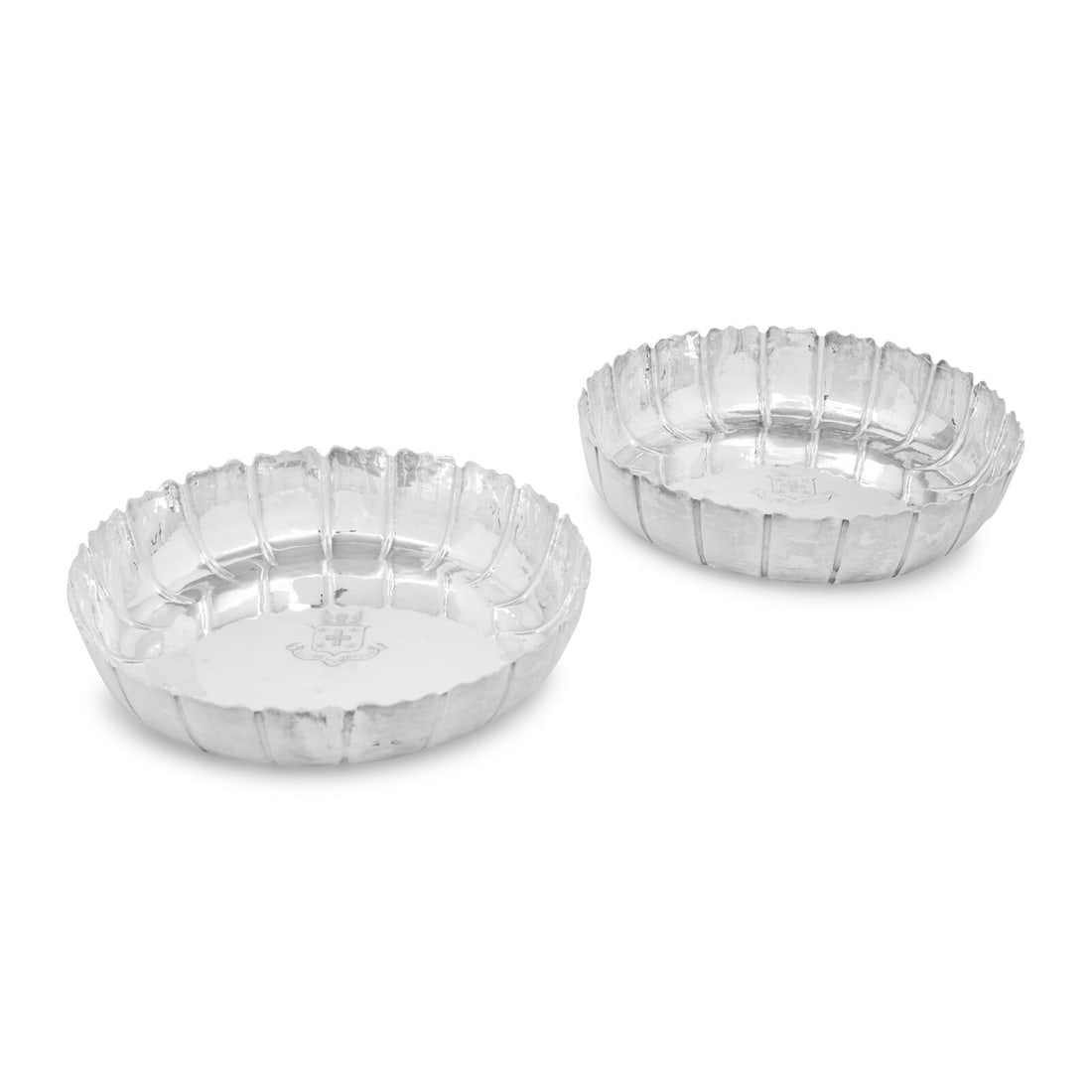 A Pair of Irish George II Silver Strawberry Dishes (1 of 4)