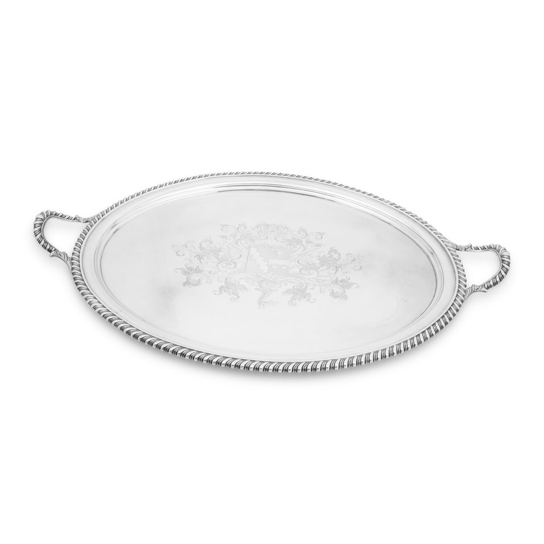 A Large George III Silver Tray (1 of 5)