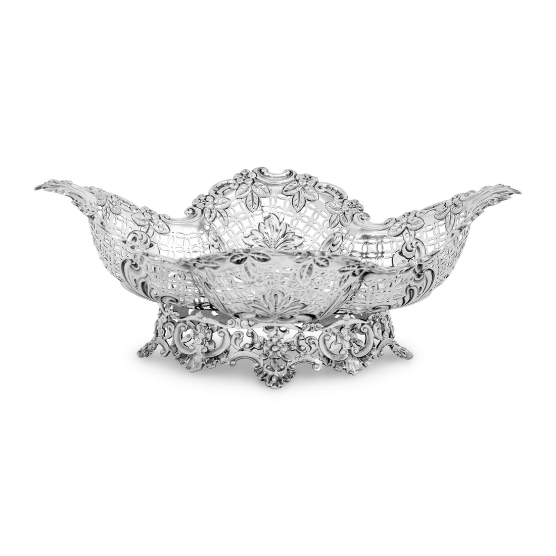 A Victorian Silver Basket (1 of 3)