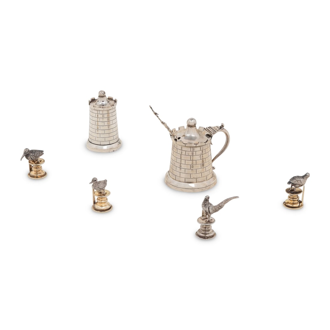 A Group of English Silver Whimsical Table Articles (1 of 4)