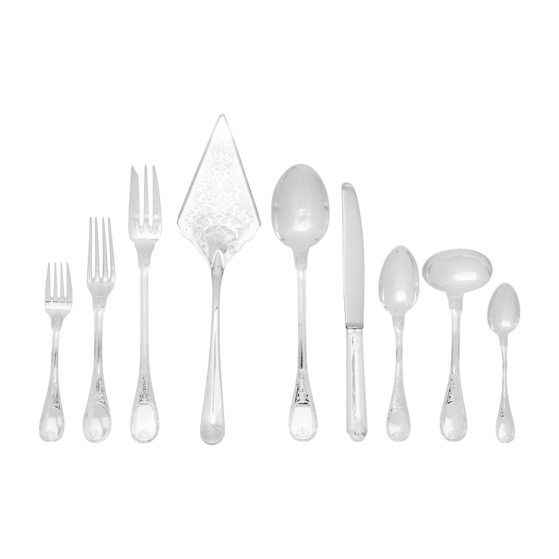A French Silver Flatware Service (1 of 1)