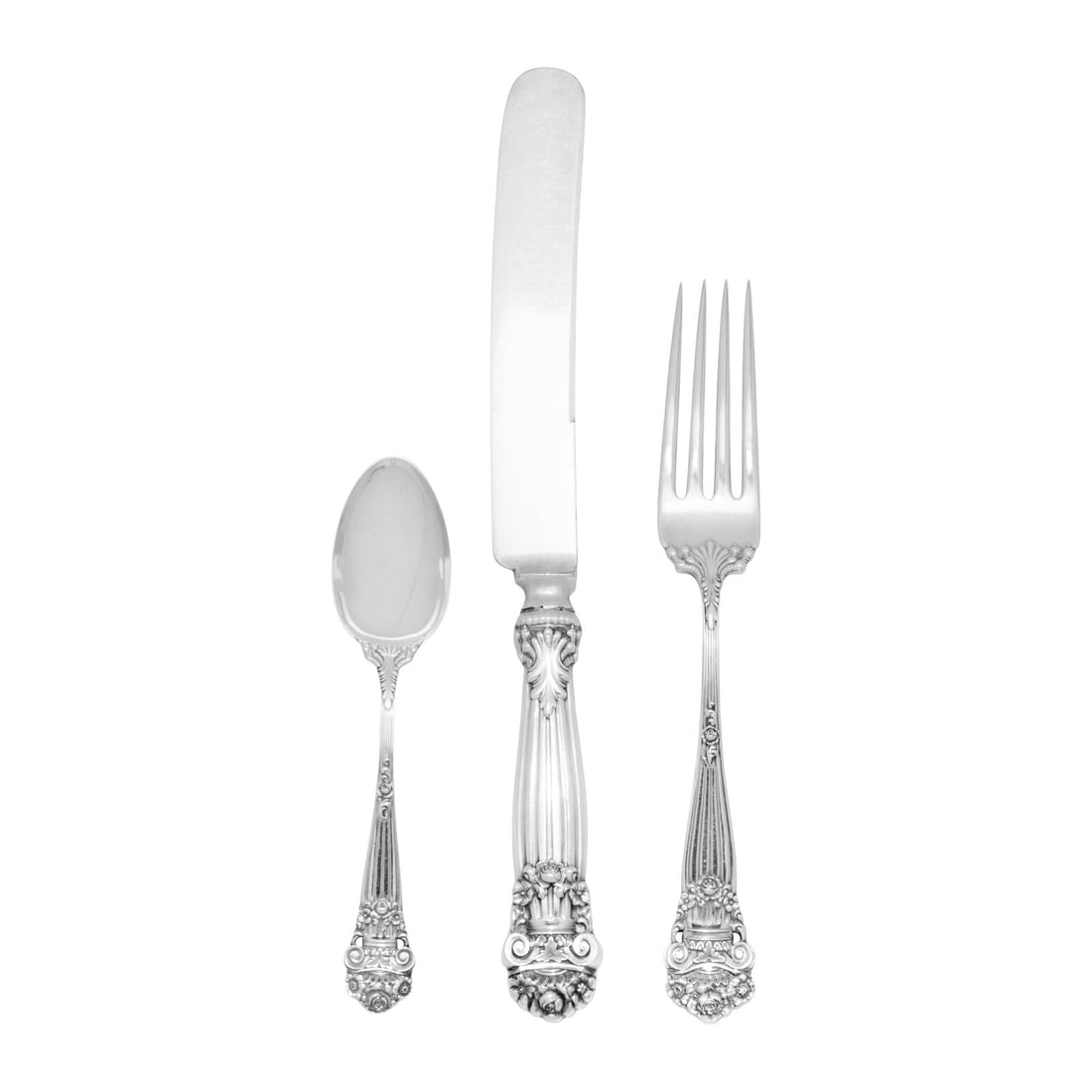 An American Silver Flatware Service (1 of 2)