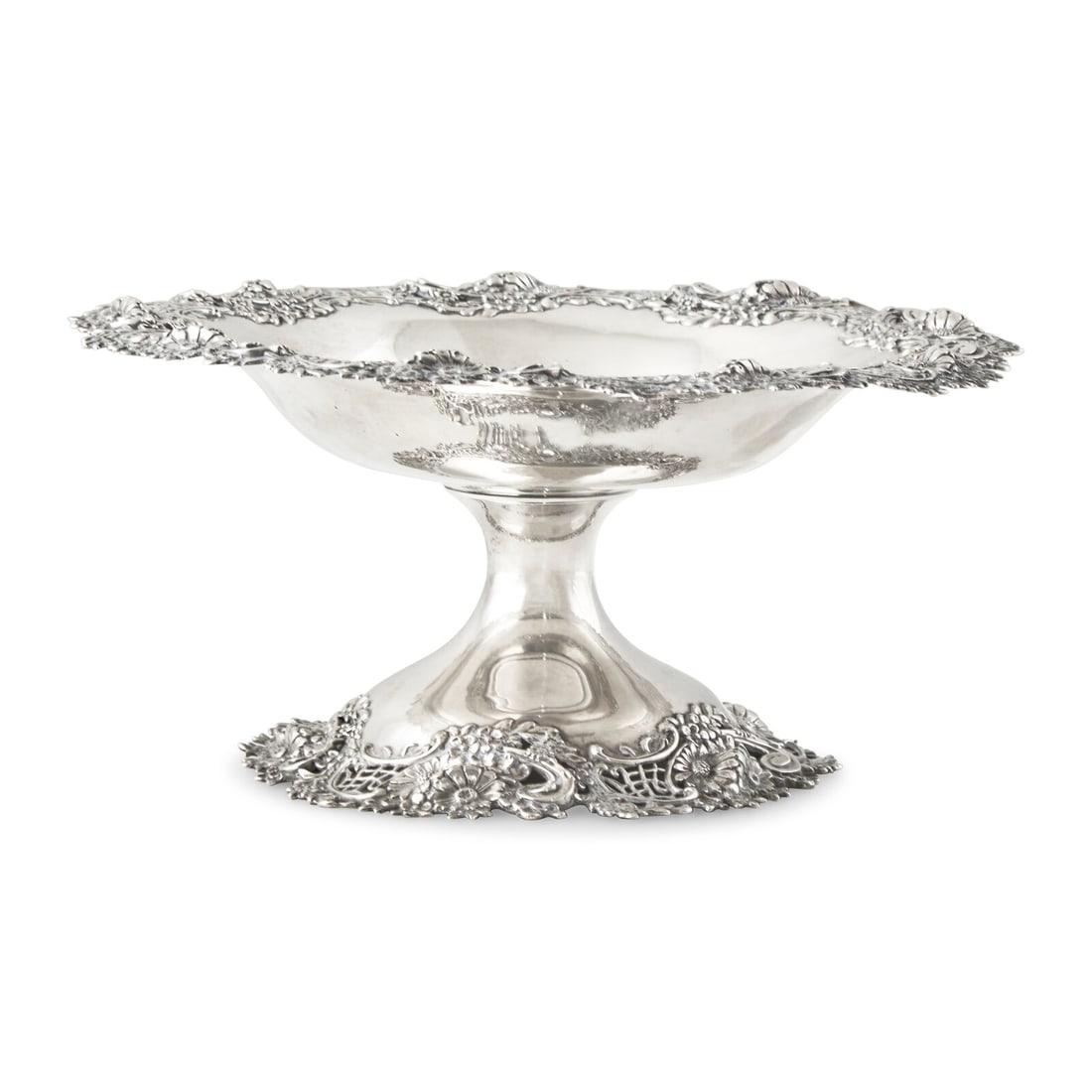 An American Silver Reticulated Compote (1 of 3)