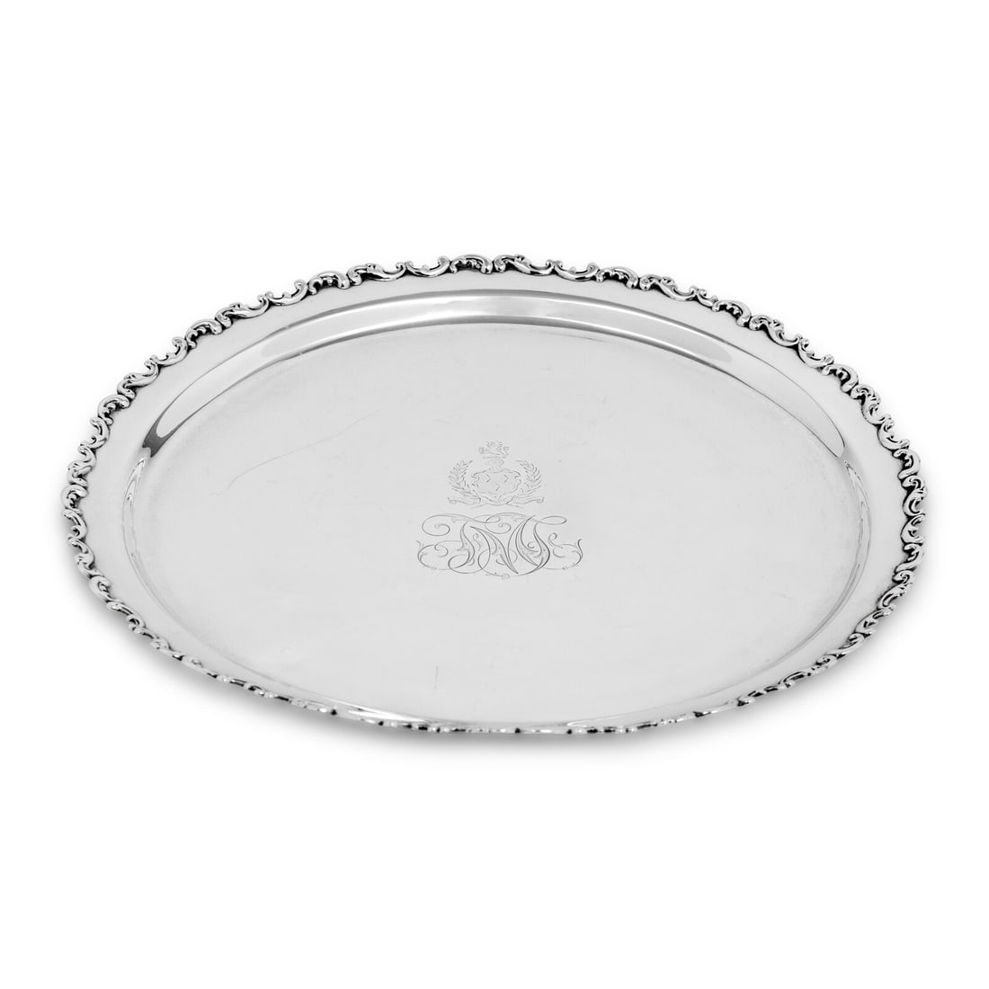 An American Silver Serving Tray (1 of 4)