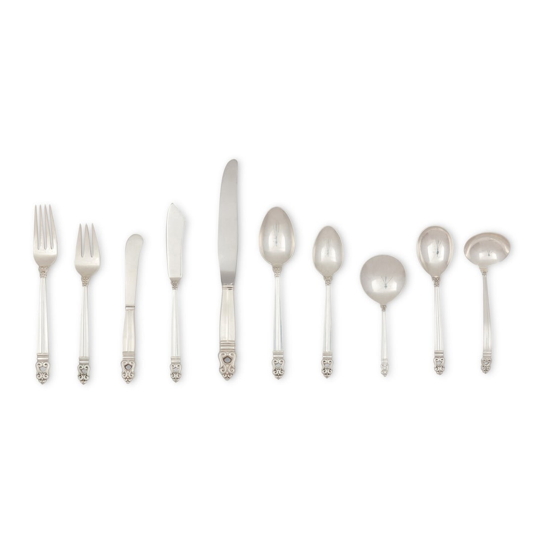 An American Silver Flatware Service (1 of 4)
