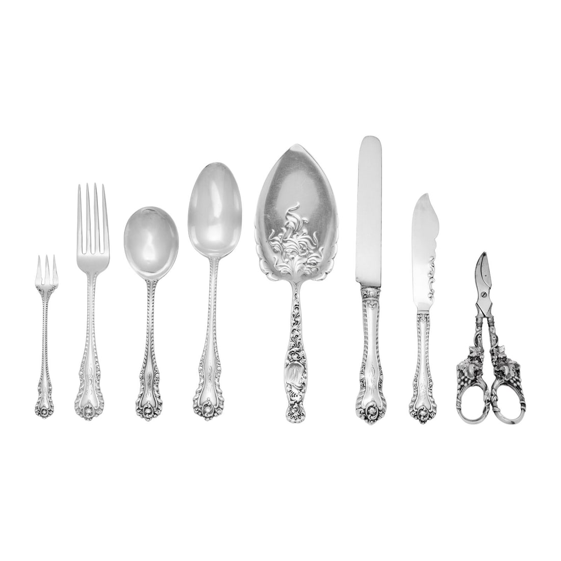 An American Silver Flatware Service (1 of 2)