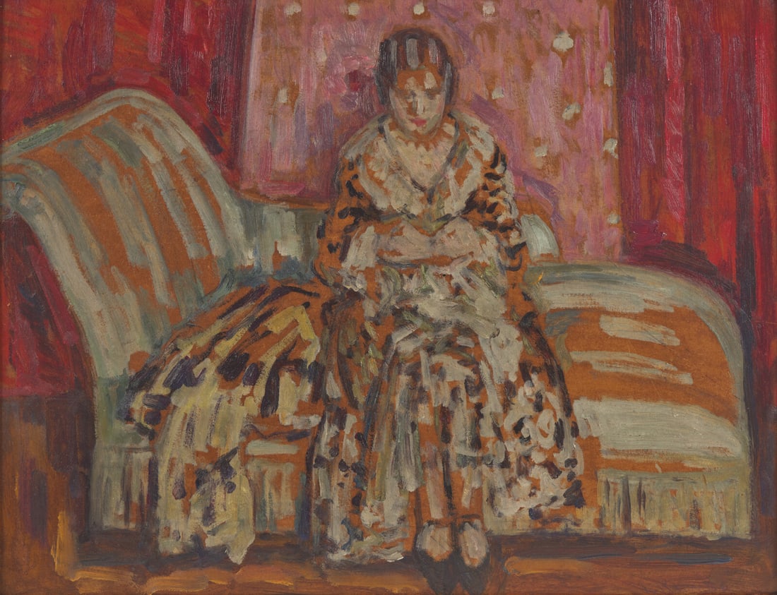 Louis Ritman (American, 1889–1963) Light Blue Couch (1 of 3)
