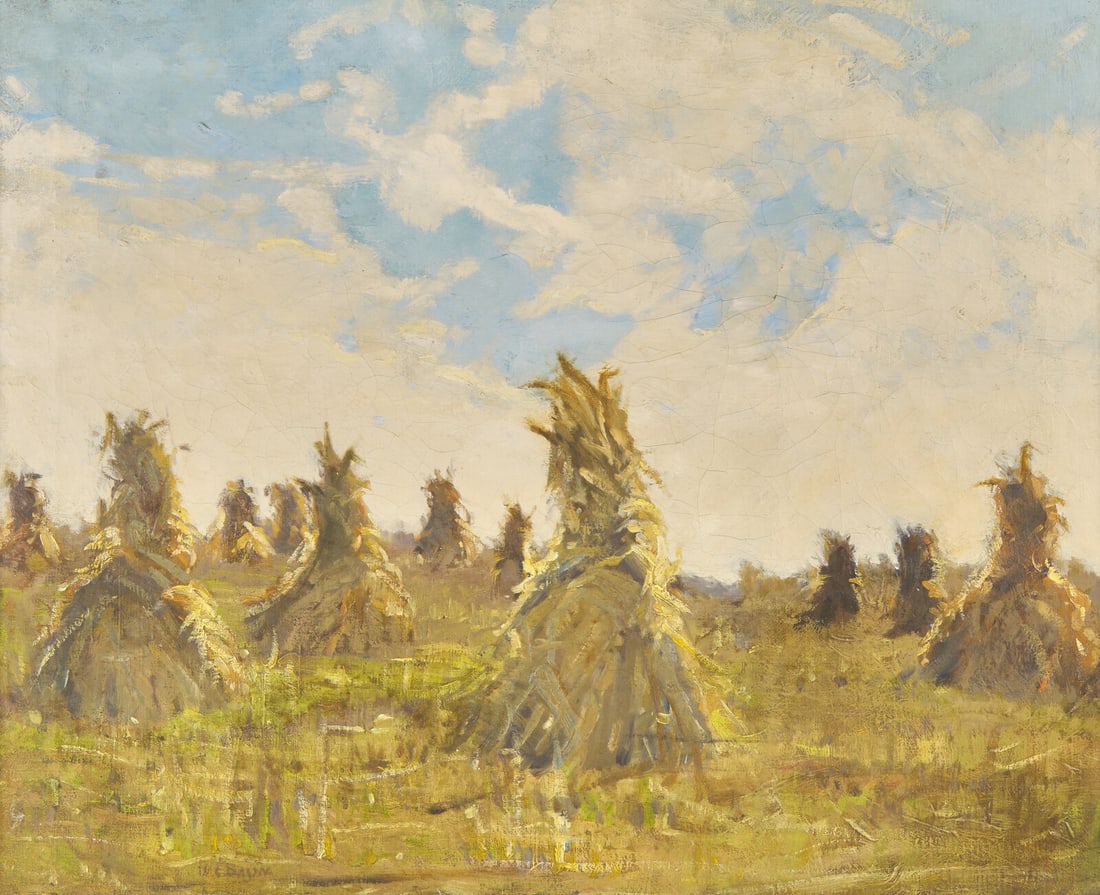 Walter Emerson Baum (American, 1884–1956) Corn Stalks, 1921 (1 of 3)
