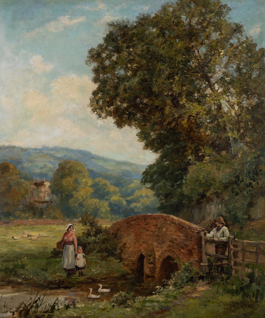 Henry John Yeend King (British, 1855–1924) View at Hambleden, Near Henley (1 of 3)