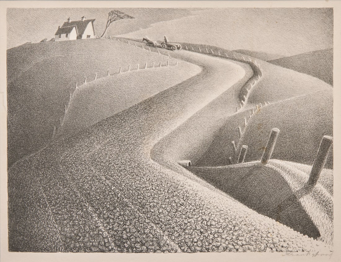 Grant Wood (American, 1891–1942) March, 1939 (1 of 3)