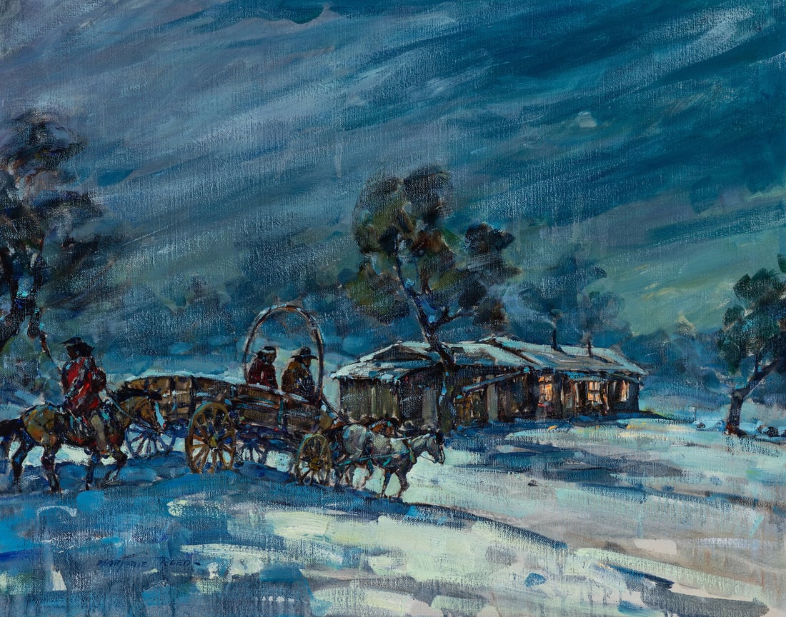 Marjorie Reed (American, 1915–1996) The Night They Burned the Cross (1 of 3)