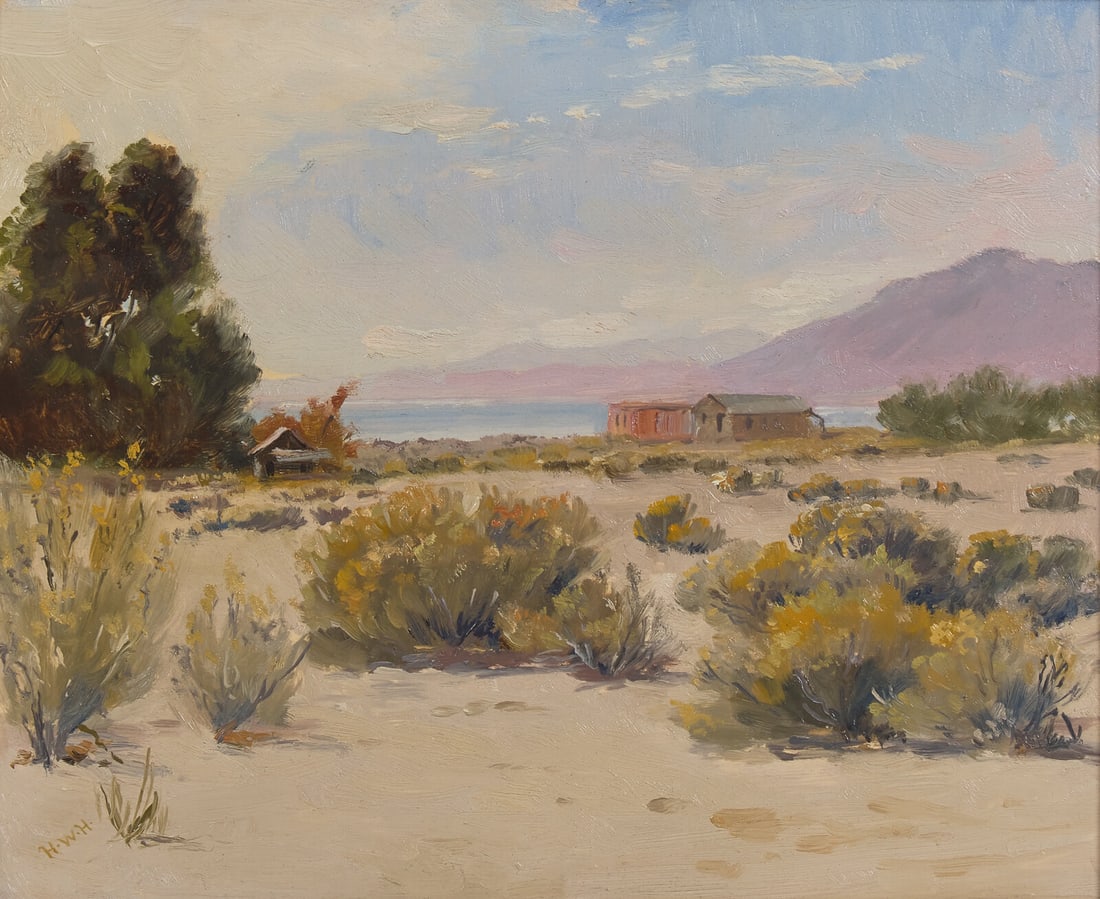 Herman Wendelborg Hansen (American, 1854–1924) California Desert Landscape (1 of 3)