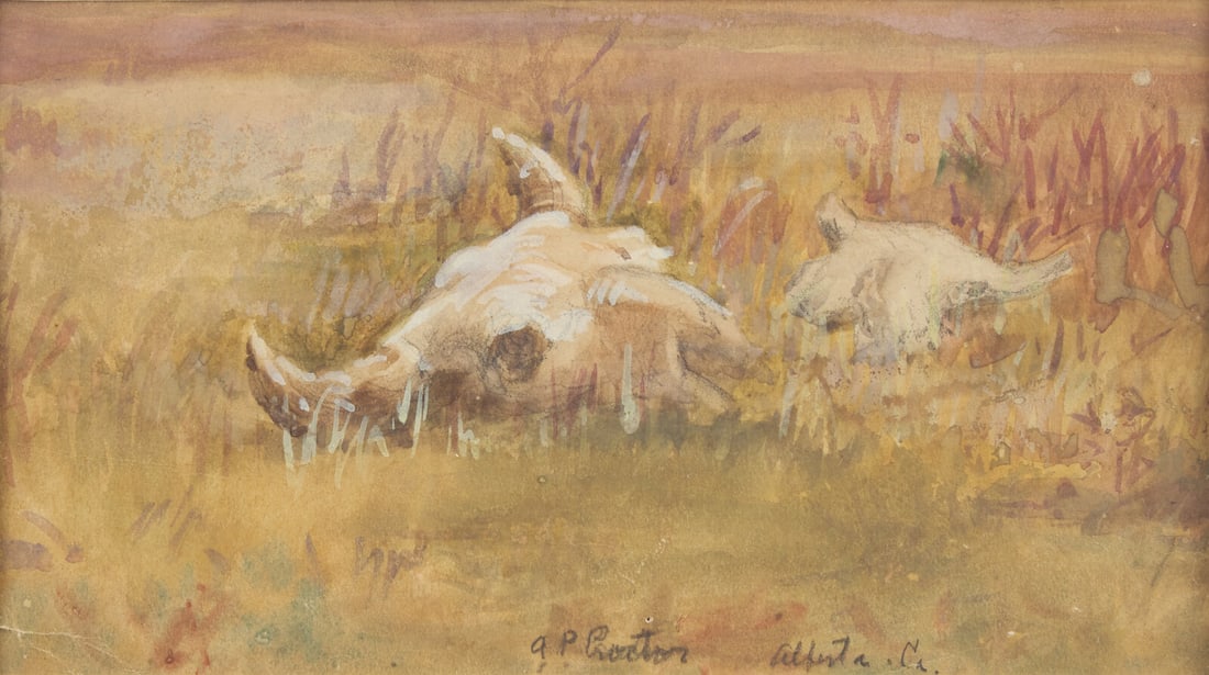 Alexander Phimister Proctor (American, 1862–1950) Buffalo Skulls (1 of 3)