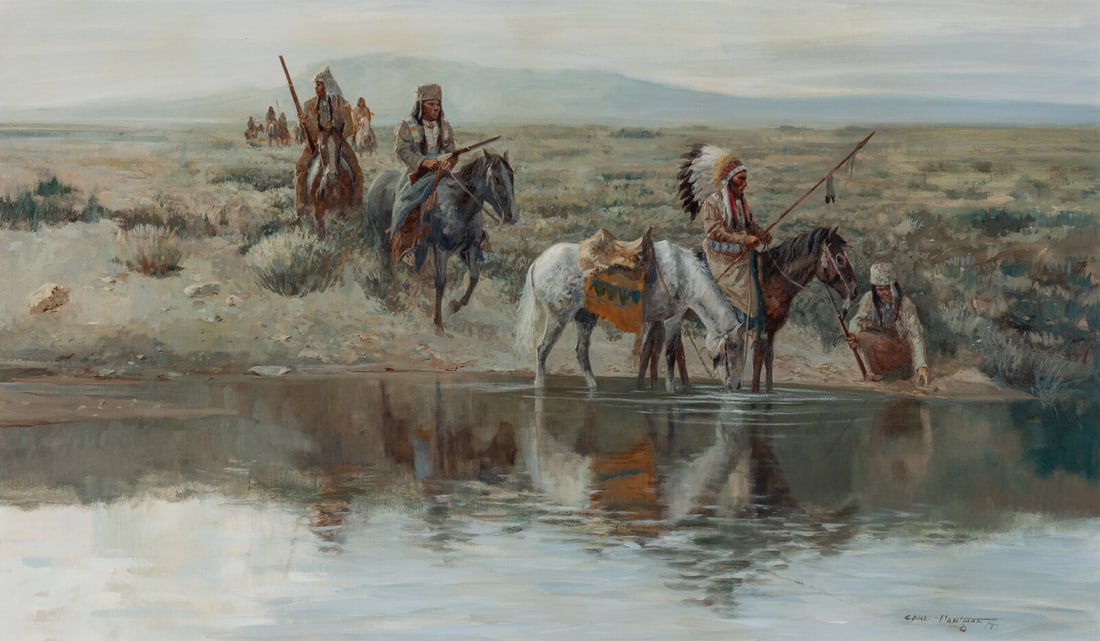 Carl Hantman (American, b. 1933) Where the Trail Ends, 1977 (1 of 3)