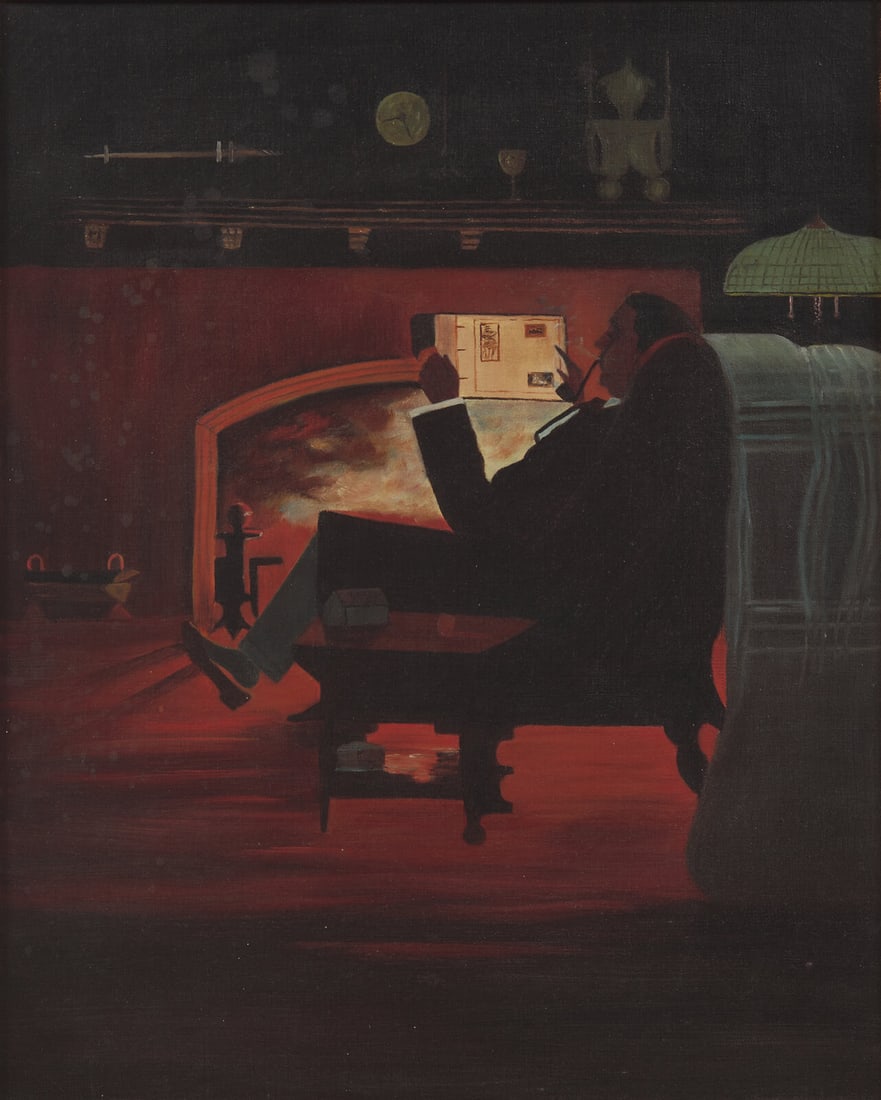 Attributed to William Gropper (American, 1897–1977) Firelight (1 of 3)