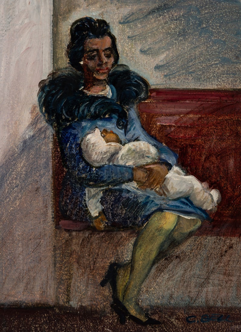 Cecil Crosley Bell (American, 1906–1970) Beautiful Madonna (Mother and Child), 1963 (1 of 3)