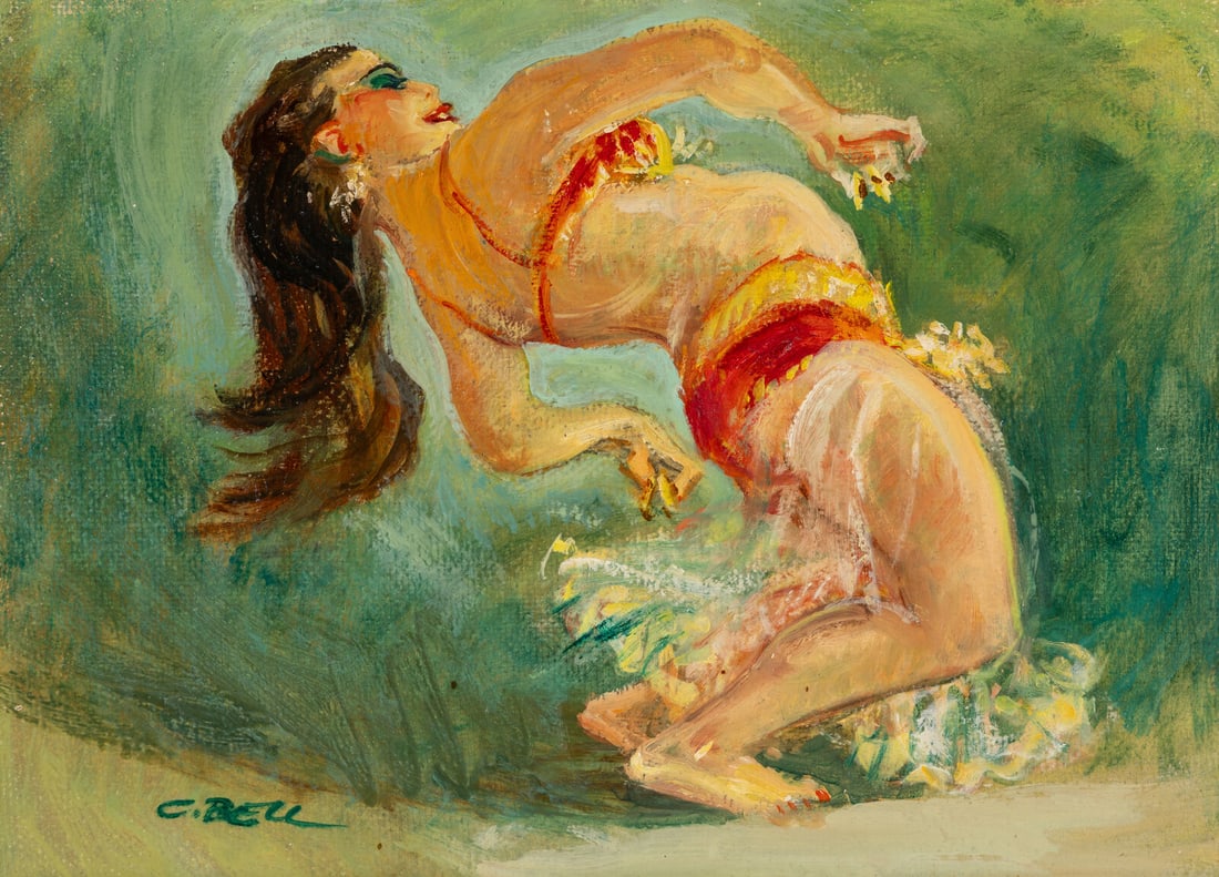 Cecil Crosley Bell (American, 1906–1970) Belly Dancer (1 of 3)