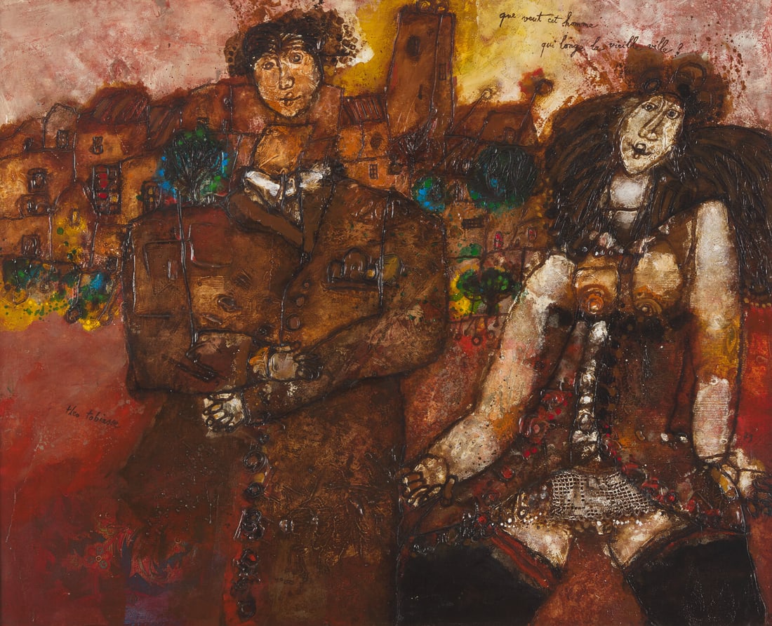 Théo Tobiasse (French, 1927–2012) Que Veut cet Homme qui Longe la Vieille Vielle?, 1979 (1 of 3)