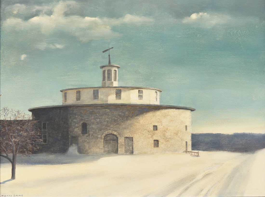 Harry Lane (American, 1891–1973) Shaker Barn (1 of 3)
