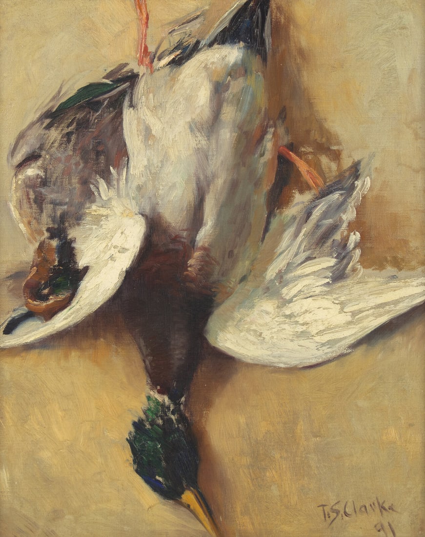 Thomas Shields Clarke (American, 1860–1920) Still Life with Duck, 1891 (1 of 3)