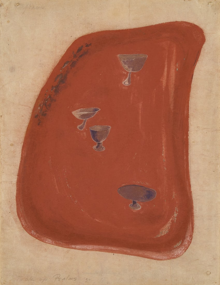 Morris Graves (American, 1910–2001) Table of Psalms, 1939 (1 of 3)