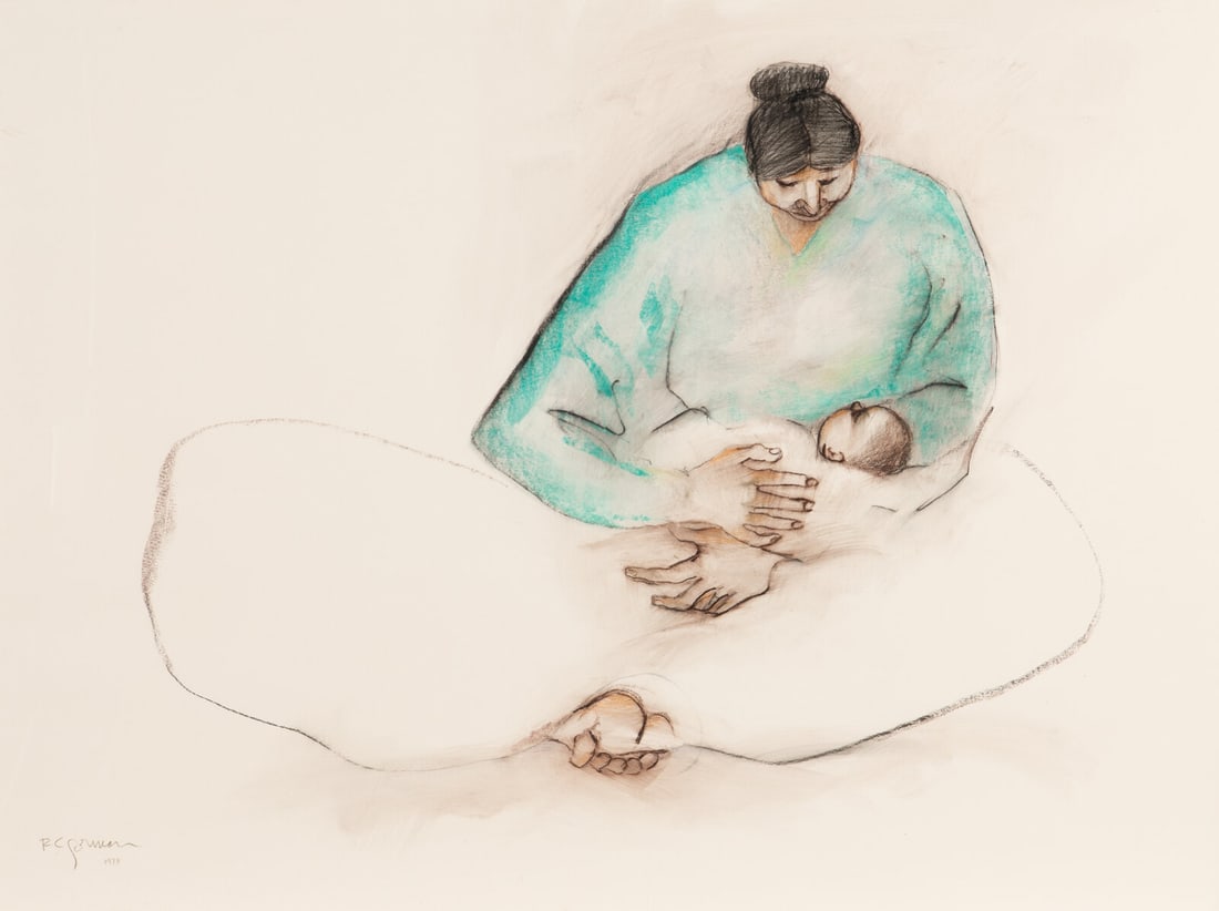 R. C. Gorman (American, 1932–2005) Mother and Child, 1978 (1 of 3)