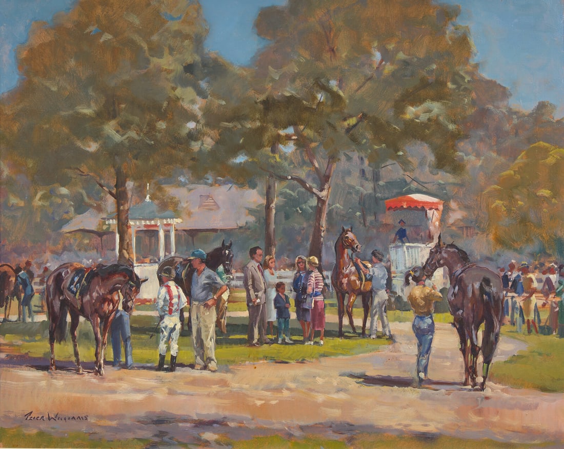 Peter Williams (American, 1934–2018) Derby Day (1 of 3)