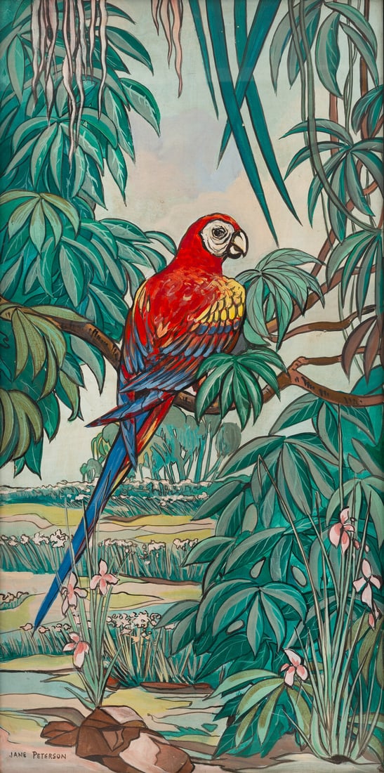 Jane Peterson (American, 1876–1965) The Scarlet Macaw (1 of 4)