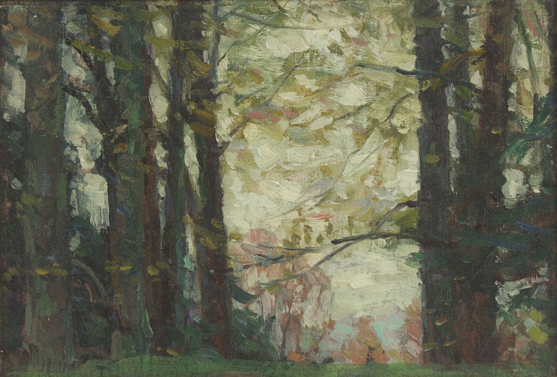 John Fabian Carlson (American/Swedish, 1875–1945) Spring in the Forest (1 of 3)