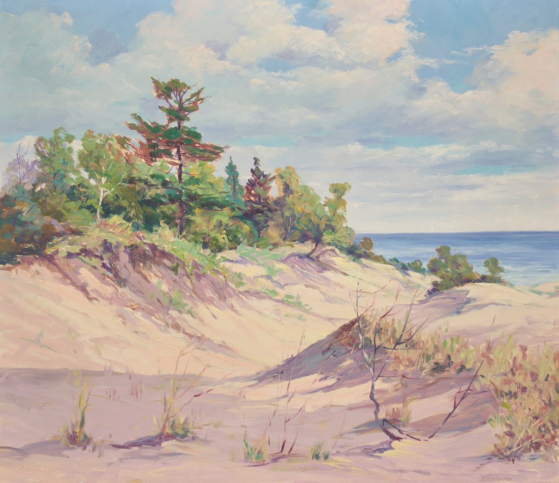 John Cowan Templeton (American, 1880–1958) Sand Dunes (1 of 3)