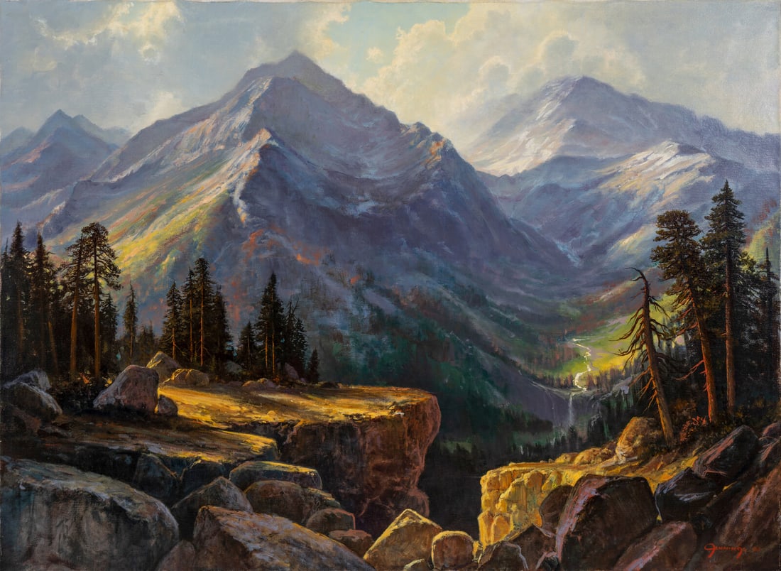 William Scott Jennings (American, b. 1952) The Rocky Mountains, 1989 (1 of 2)